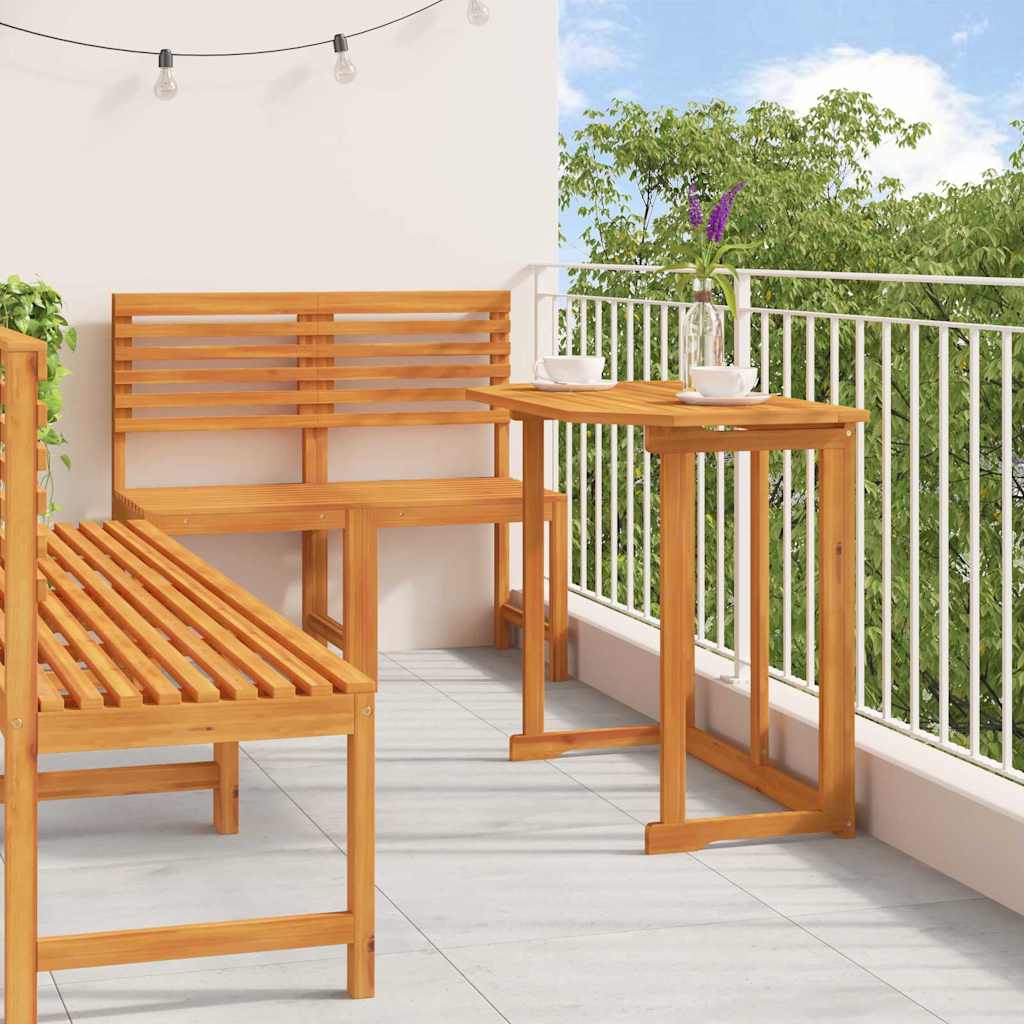 vidaXL Tuin Bistro Set 3 pcs Bruin Massief Acacia Hout