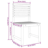 vidaXL Tuin Bistro Set 3 pcs Bruin Massief Acacia Hout