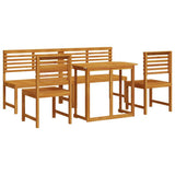 vidaXL Tuin Bistro Set 3 pcs Bruin Massief Acacia Hout