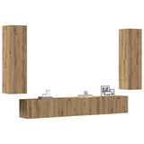 vidaXL 10-piece TV Cabinet Set Engineered Wood White
