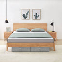 vidaXL Opbergbox 70x40x18 cm stof antracietkleurig