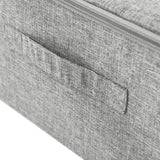 vidaXL Opbergbox 70x40x18 cm stof antracietkleurig