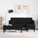 vidaXL Sofa set with cushions 2 pcs Light gray Polyester