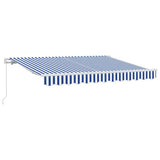 vidaXL Inklapbare Luifel Blauw 250 x 200 cm Stof