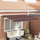vidaXL Inklapbare Luifel Blauw 250 x 200 cm Stof