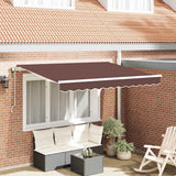 vidaXL Inklapbare Luifel Blauw 250 x 200 cm Stof