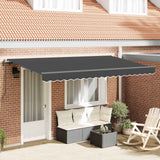 vidaXL Inklapbare Luifel Blauw 250 x 200 cm Stof