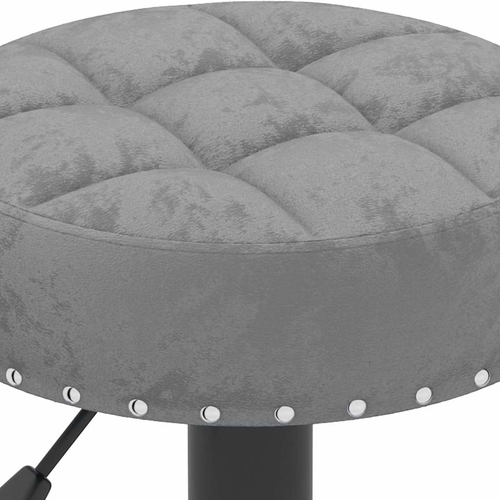 vidaXL Bar stools 2 pcs velvet black