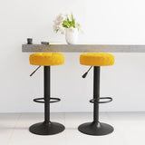 vidaXL Bar stools 2 pcs velvet black