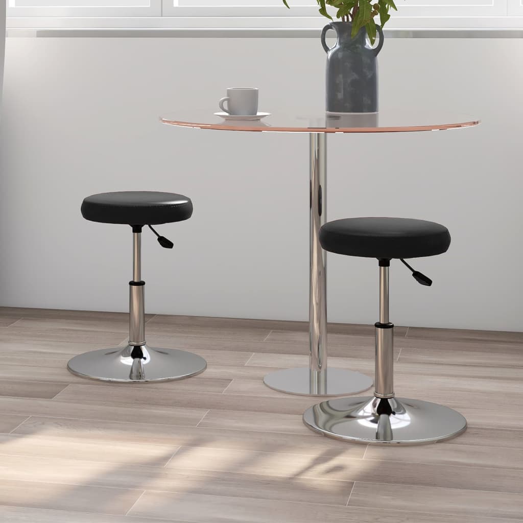 vidaXL Eetkamerstoelen 4 st kunstleer wit