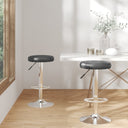 vidaXL Barstoelen 2 st kunstleer wit