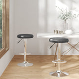 vidaXL Barstoelen 2 st kunstleer wit