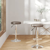vidaXL Barstoelen 2 st kunstleer wit