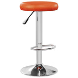 vidaXL Barstoelen 2 st kunstleer wit