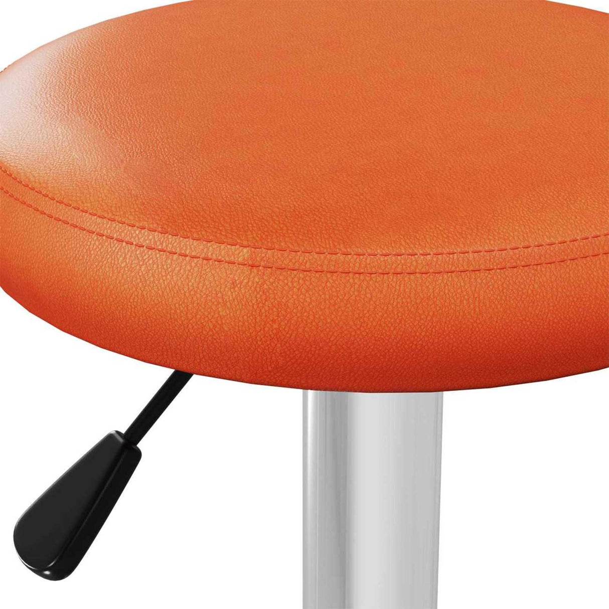vidaXL Barstoelen 2 st kunstleer wit