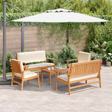 vidaXL Tuinbank Set 4 pcs Bruin 120 x 65,5 x 79 cm Massief Acacia Hout