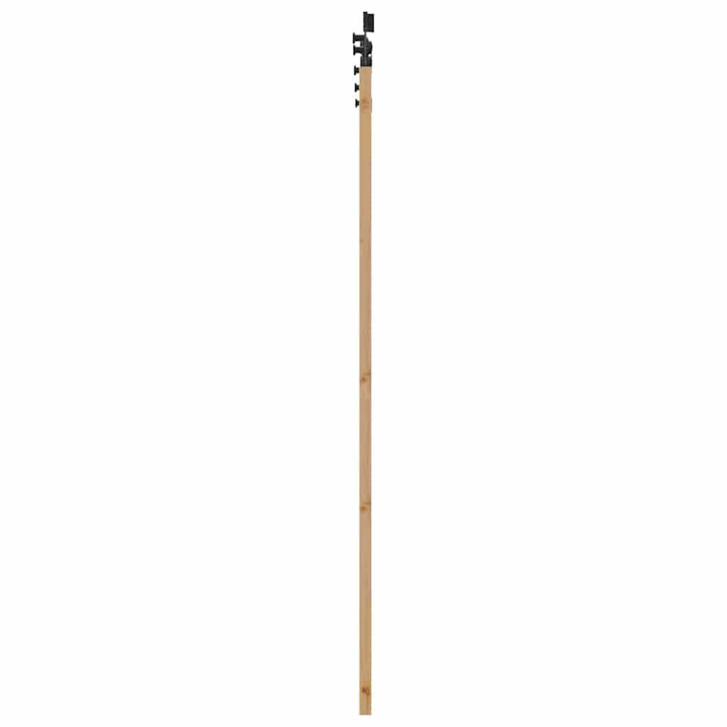vidaXL Schuifdeur ORKDAL Wit 73,5 x 211 cm Massief grenenhout en glas