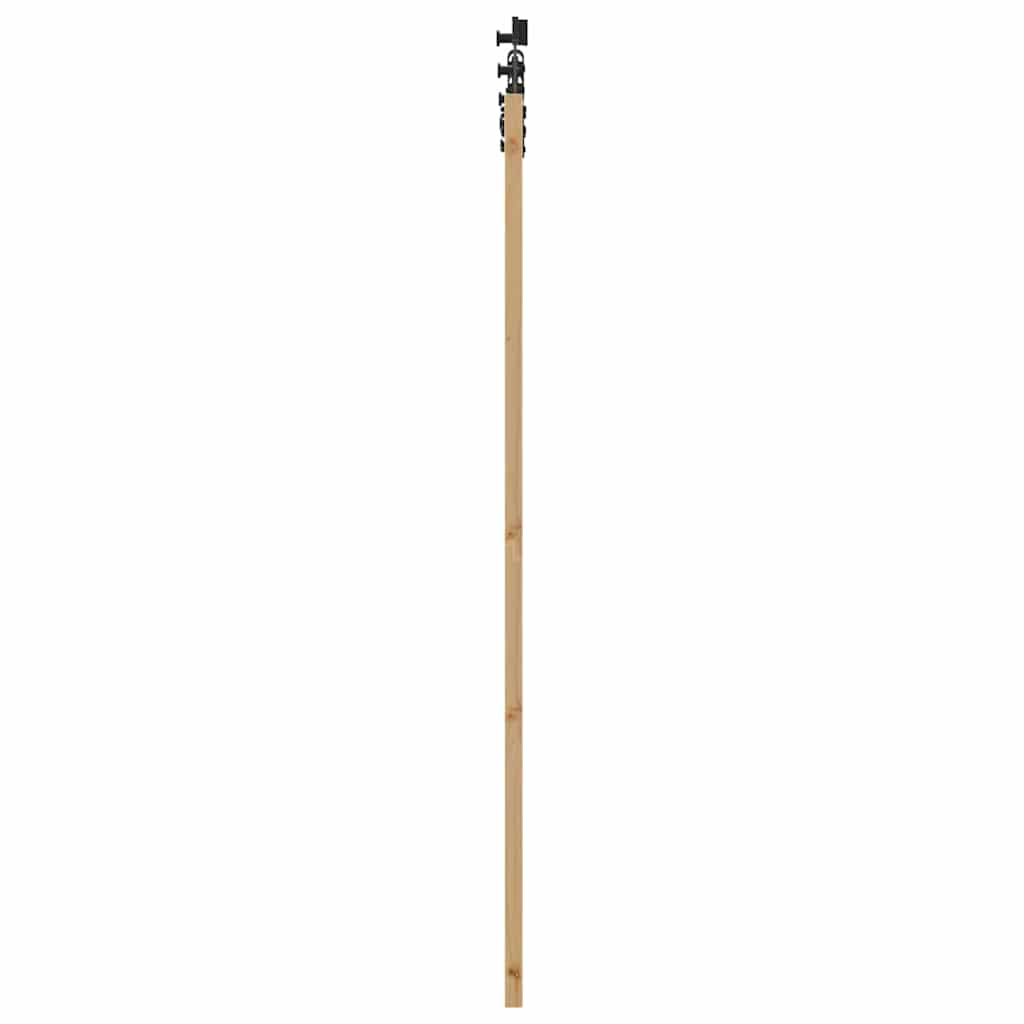 vidaXL Schuifdeur ORKDAL Wit en Zwart 73,5 x 211 cm