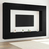 vidaXL 8-piece TV Cabinet Set Engineered Wood White