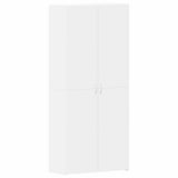 vidaXL Schoenenkast met plank Wit 80 x 35.5 x 180 cm Bewerkt hout