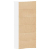 vidaXL Schoenenkast met plank Wit 80 x 35.5 x 180 cm Bewerkt hout