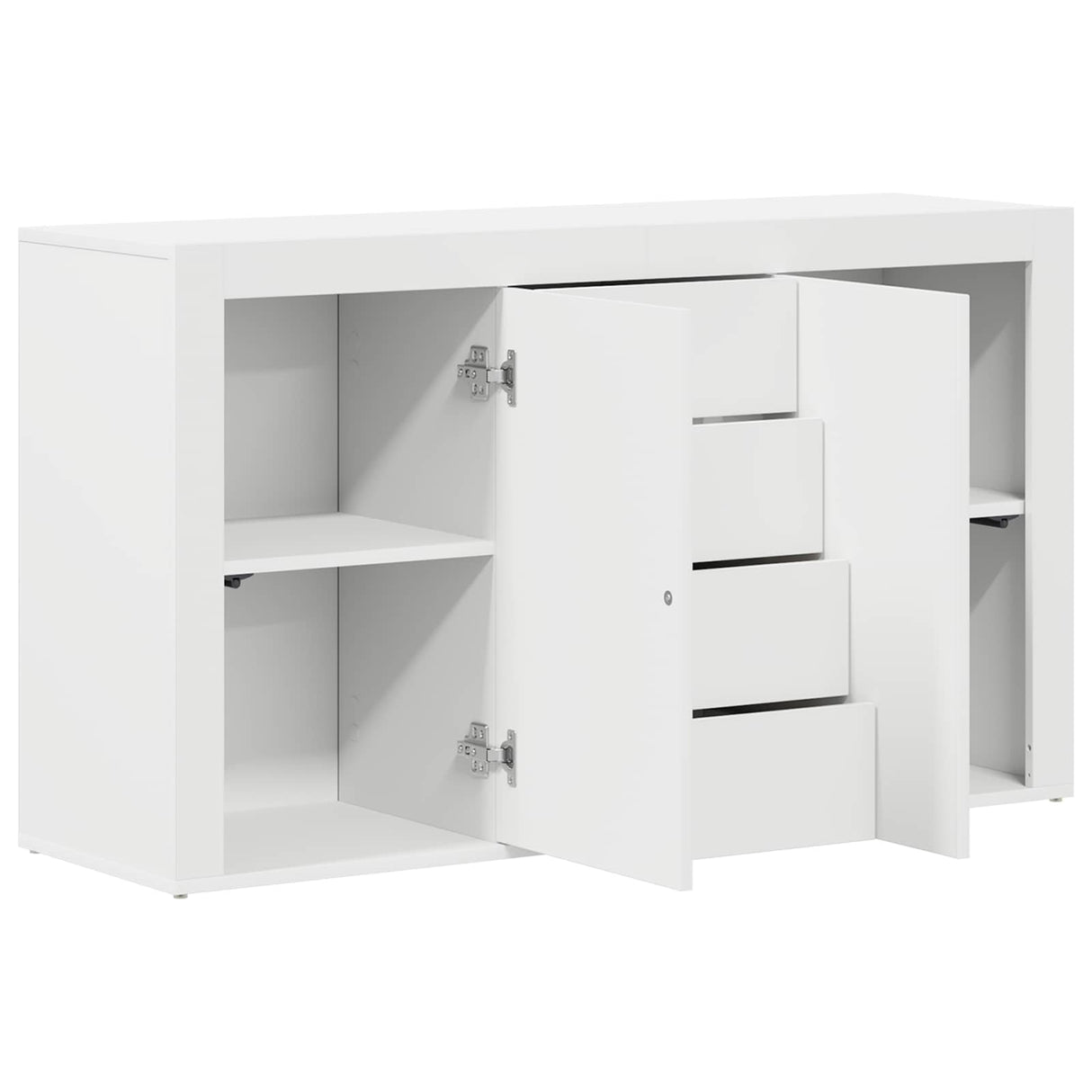 vidaXL Sideboard with Drawer White 120 x 36 x 69 cm Engineered Wood