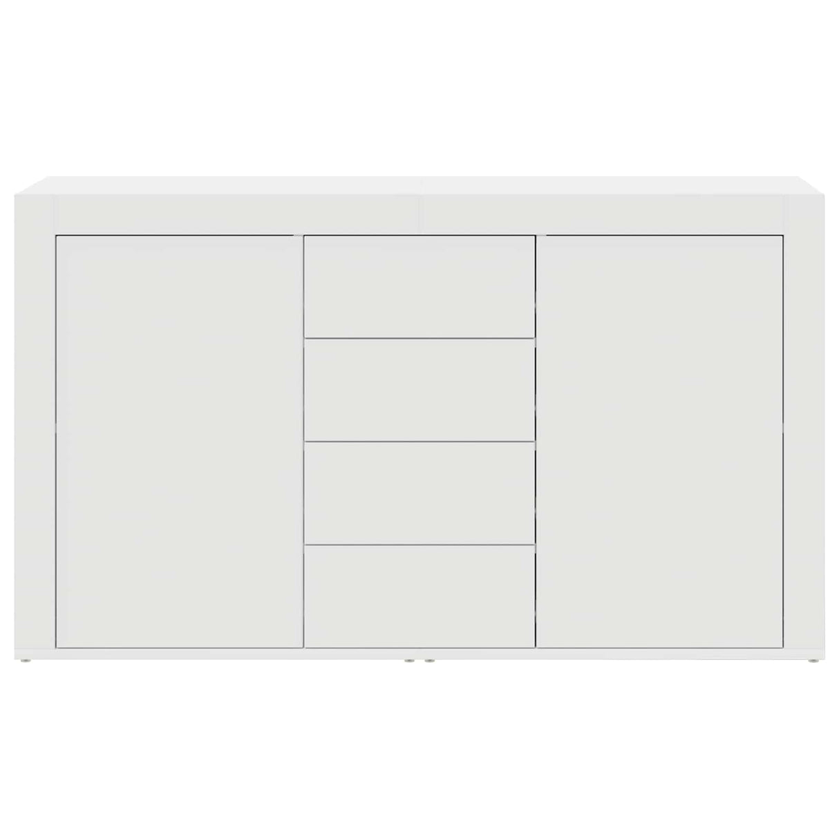 vidaXL Sideboard with Drawer White 120 x 36 x 69 cm Engineered Wood