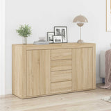 vidaXL Sideboard with Drawer White 120 x 36 x 69 cm Engineered Wood