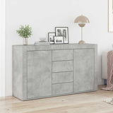 vidaXL Sideboard with Drawer White 120 x 36 x 69 cm Engineered Wood
