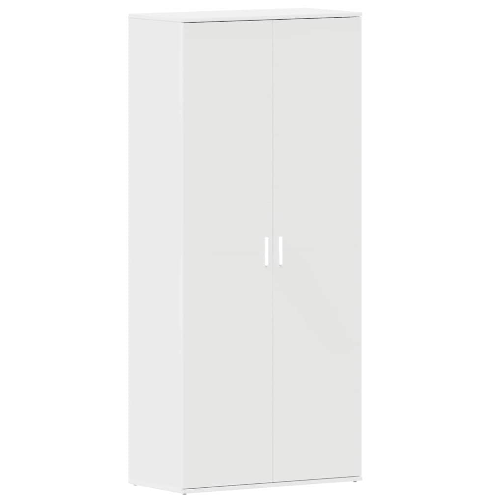vidaXL Schoenenkast met plank Wit 80 x 39 x 178 cm Bewerkt hout