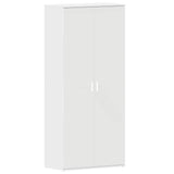 vidaXL Schoenenkast met plank Wit 80 x 39 x 178 cm Bewerkt hout