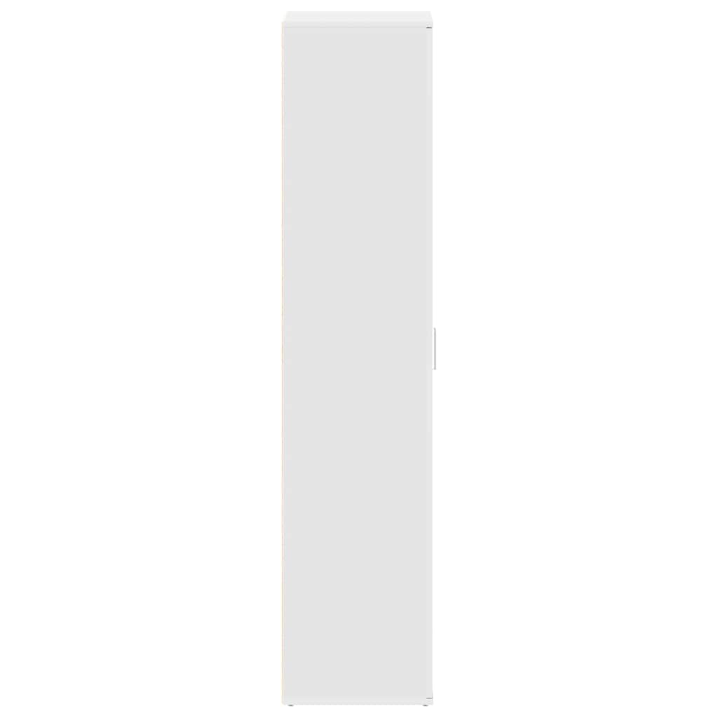 vidaXL Schoenenkast met plank Wit 80 x 39 x 178 cm Bewerkt hout
