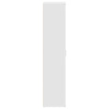 vidaXL Schoenenkast met plank Wit 80 x 39 x 178 cm Bewerkt hout