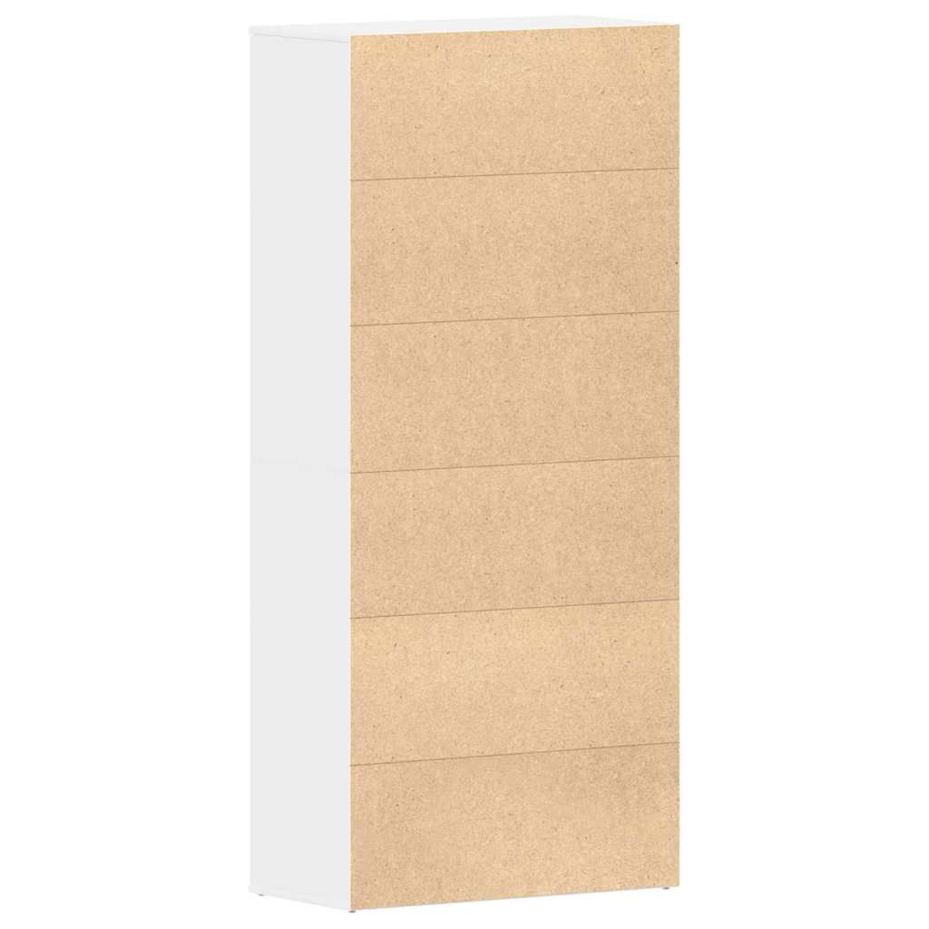 vidaXL Schoenenkast met plank Wit 80 x 39 x 178 cm Bewerkt hout