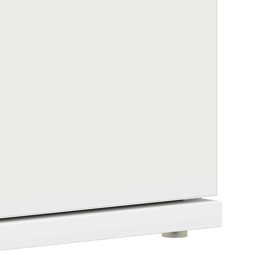 vidaXL Schoenenkast met plank Wit 80 x 39 x 178 cm Bewerkt hout