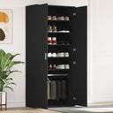 vidaXL Schoenenkast met plank Wit 80 x 39 x 178 cm Bewerkt hout