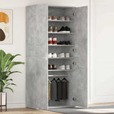 vidaXL Schoenenkast met plank Wit 80 x 39 x 178 cm Bewerkt hout