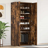 vidaXL Schoenenkast met plank Wit 80 x 39 x 178 cm Bewerkt hout