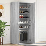 vidaXL Schoenenkast met plank Wit 80 x 39 x 178 cm Bewerkt hout