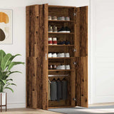 vidaXL Schoenenkast met plank Wit 80 x 39 x 178 cm Bewerkt hout