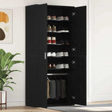 vidaXL Schoenenkast met plank Wit 80 x 39 x 178 cm Bewerkt hout