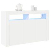 vidaXL Dressoir Wit 116 x 30 x 75 cm Bewerkt hout