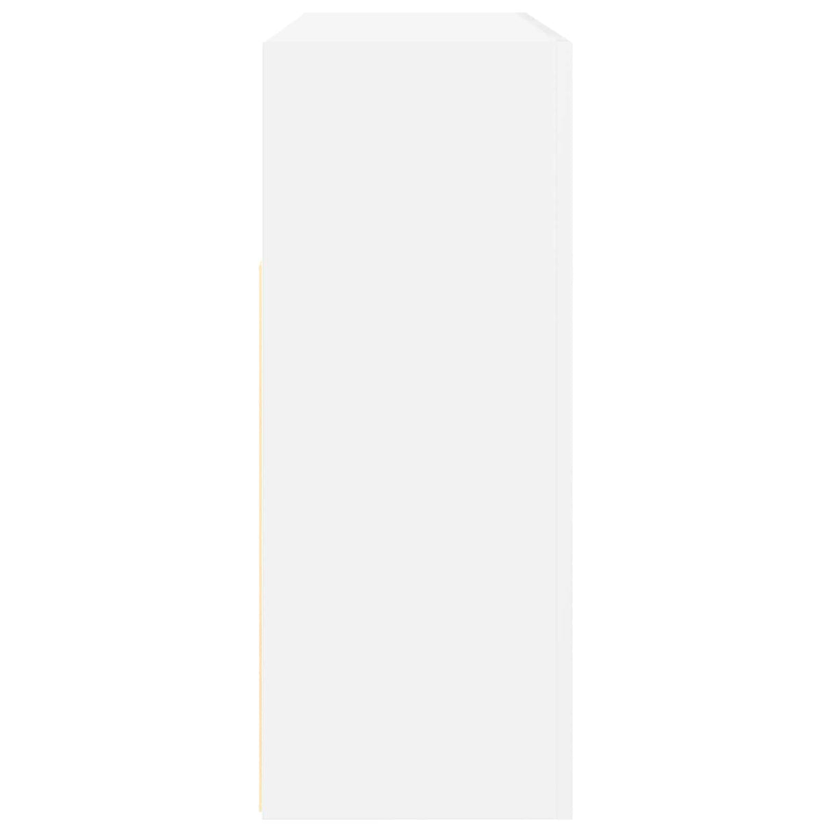 vidaXL Dressoir Wit 116 x 30 x 75 cm Bewerkt hout