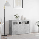 vidaXL Dressoir Wit 116 x 30 x 75 cm Bewerkt hout