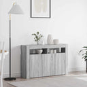 vidaXL Dressoir Wit 116 x 30 x 75 cm Bewerkt hout