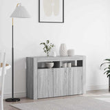 vidaXL Dressoir Wit 116 x 30 x 75 cm Bewerkt hout