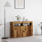 vidaXL Dressoir Wit 116 x 30 x 75 cm Bewerkt hout