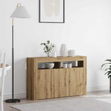 vidaXL Dressoir Wit 116 x 30 x 75 cm Bewerkt hout