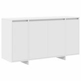 vidaXL Dressoir Wit 135 x 41 x 75 cm Bewerkt hout