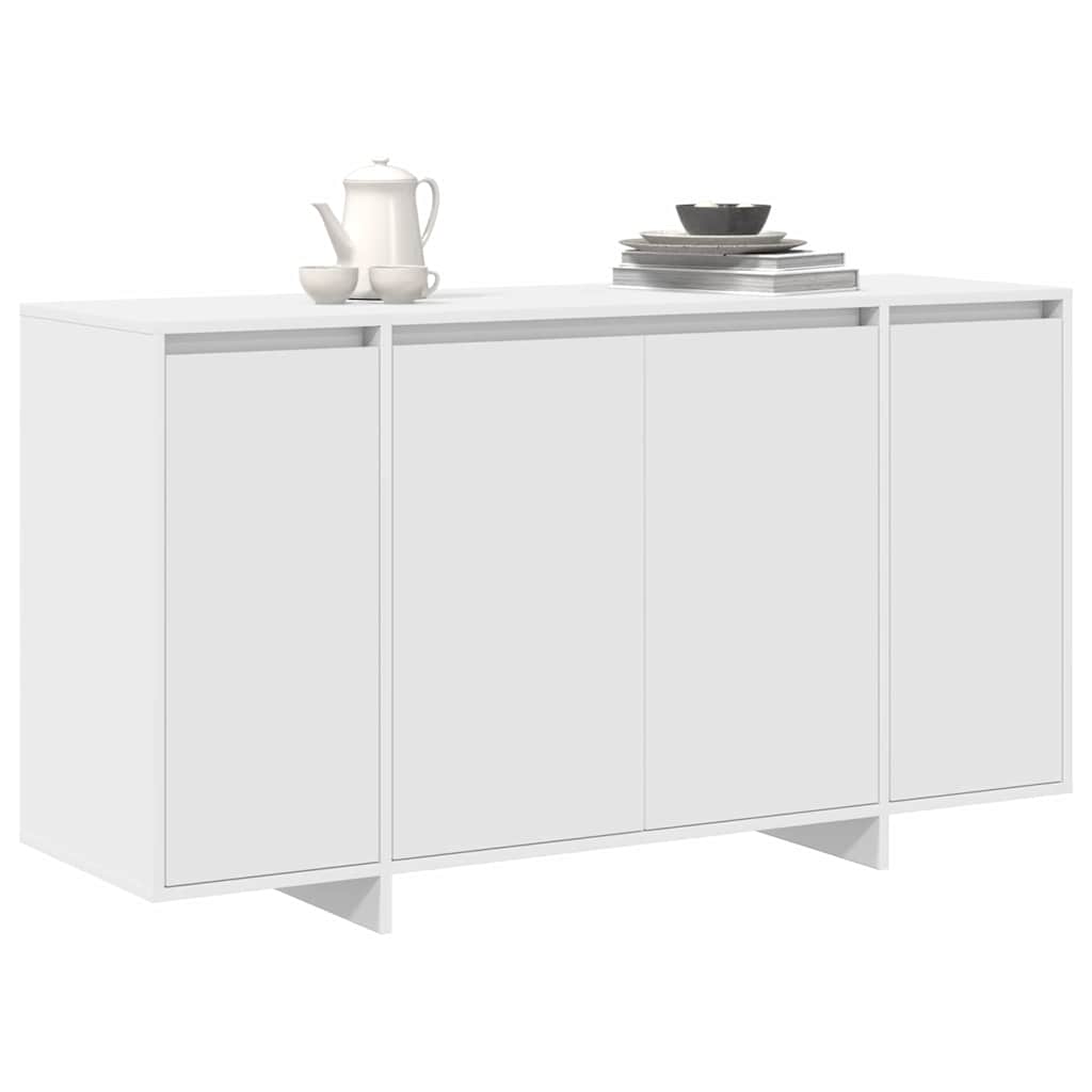 vidaXL Dressoir Wit 135 x 41 x 75 cm Bewerkt hout
